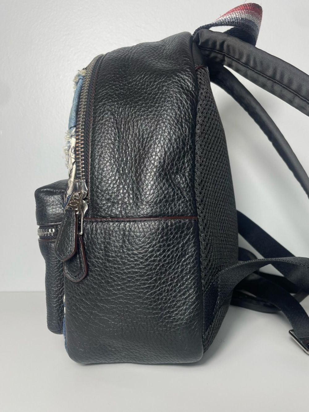 Rare Coach Charlie Mini Americana Denim Patchwork Backpack-COA - Picture 14 of 16